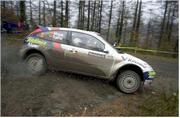 Carlos Sainz, en su Ford Focus