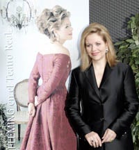 Renée Fleming, ayer, durante la rueda de prensa
