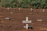 Cementerio de Holtville, California, donde entierran a los emigrantes que mueren en el desierto