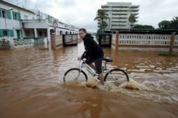 Las fuertes lluvias crean la alarma en varias poblaciones costeras de Castellón