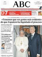 ABC en 2007: «El Gobierno se reunió con ETA tras la T-4 para pedir un gesto»