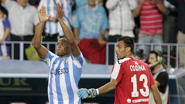 Baptista pone líder el Málaga con un gol antológico