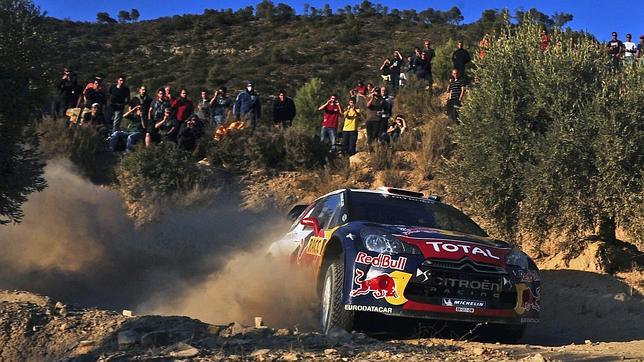 Loeb, líder del Rally de Cataluña