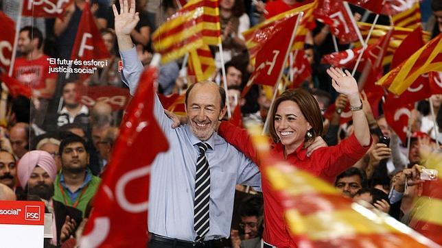 Rubalcaba: «Zapatero es el "modelo" de presidente que quiero ser»