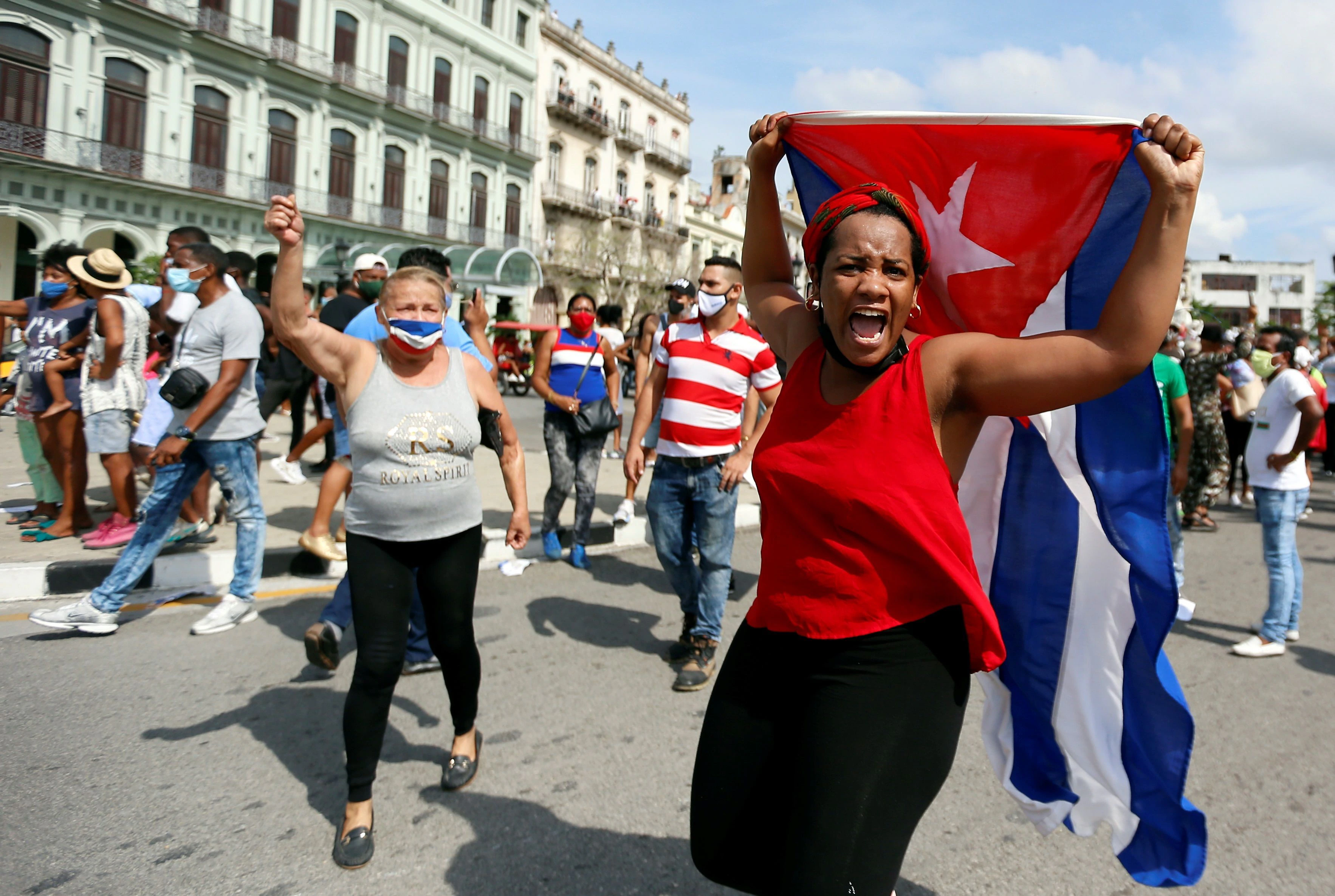 Las protestas contra el régimen cubano, en imágenes