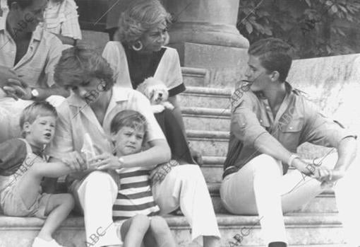 Las familias reales, en Mallorca