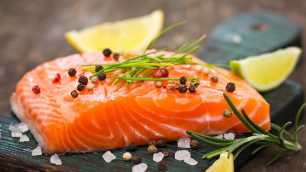 Porcentaje de proteina del salmon
