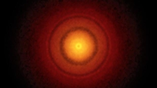 La mejor imagen que ALMA ha obtenido de un disco protoplanetario hasta la fecha. La estrella TW Hydrae muestra anillos y brechas que revelan planetas en formación.