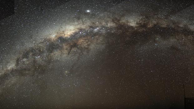 Plano de la Vía Láctea visto desde la Tierra