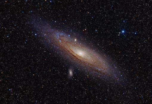 Fotografía de la galaxia de Andrómeda. ¿Habrá alguien allí tomando fotografías de la Vía Láctea?