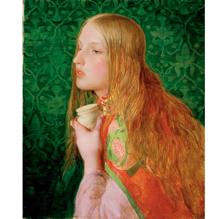 Mary Magdalena (1859), de Frederic Sandys, muestra un fondo de papel tapiz verde esmeralda que pudo contener arsénico