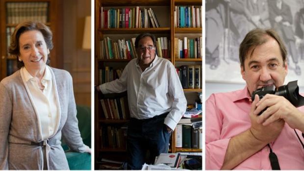 Los premiados: Victoria Prego, Francesc de Carreras y José Manuel Serrano