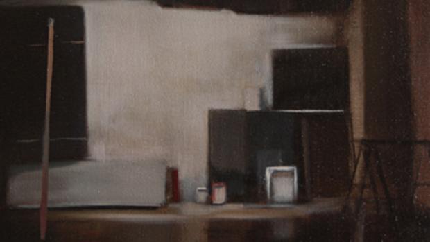 Una de las pinturas de la serie «El gran estudio», de Nacho Martín Silva