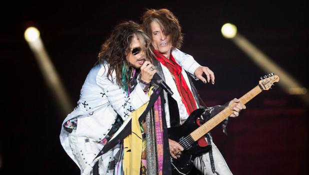 Steven Tyler y Joe Perry, de Aerosmith