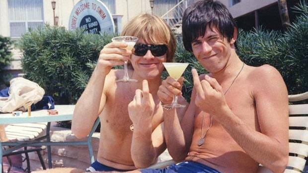 Brian Jones y Keith Richards