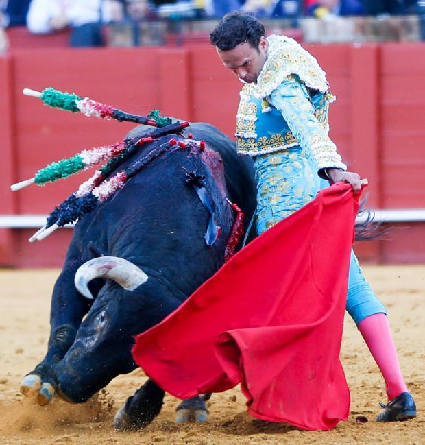 Antonio Ferrera, en un soberbio muletazo
