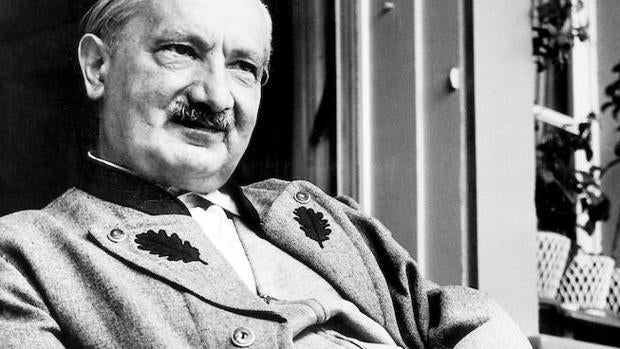 Retrato de Martin Heidegger en 1965