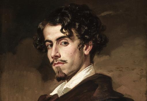 Gustavo Adolfo Bécquer, retratado por su hermano Valeriano en 1862