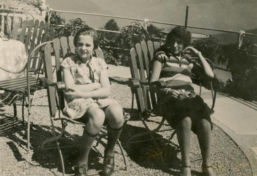 Gala con su hija Cécile, fruto de su matrimonio con Paul Éluard