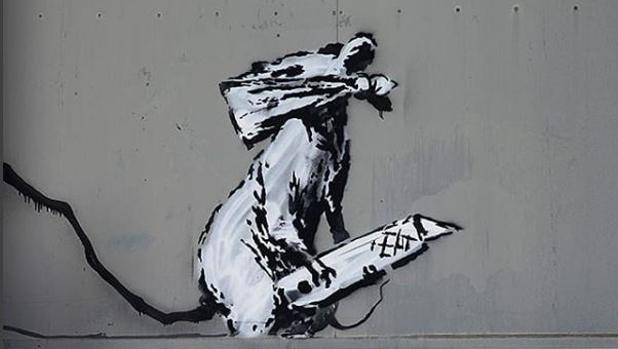 El Pompidou Protegera El Grafiti De Banksy En Su Edificio