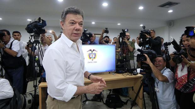 Santos anunció el hallazgo del San José en 2015