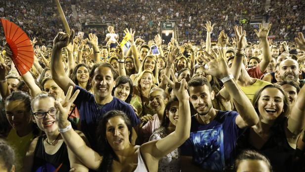 Público durante el concierto de David Bisbal el año pasado en Alicante