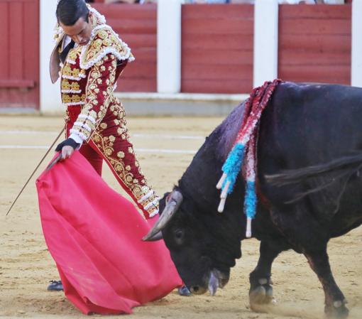 Manzanares inicia un pase de pecho al segundo