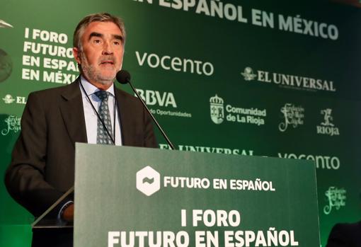 Iñaki Arechabaleta, durante su intervención.