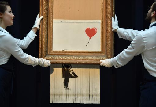 Una de sus obras fue triturada al subastarse en Sotheby’s