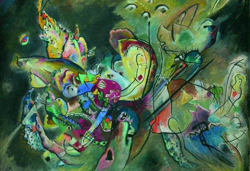 «Nublado», 1917, de Vassily Kandinsky. Galería Estatal Tretiakov, Moscú