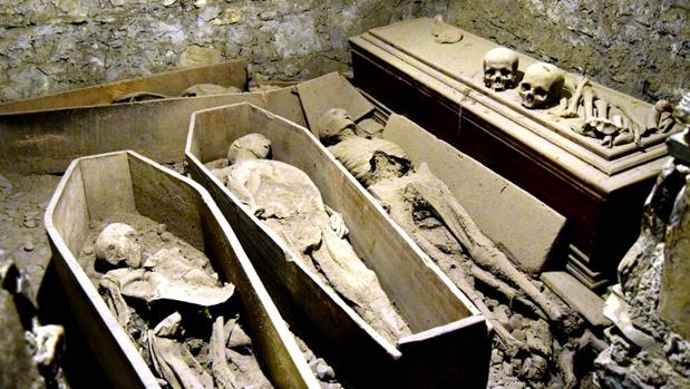 Interior de la cripta de San Michan