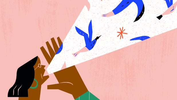 Ilustración de Laura Liedo que representa el auge del discurso populista