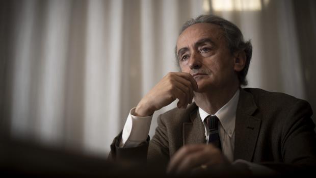 José Carlos Llop, durante la entrevista con ABC
