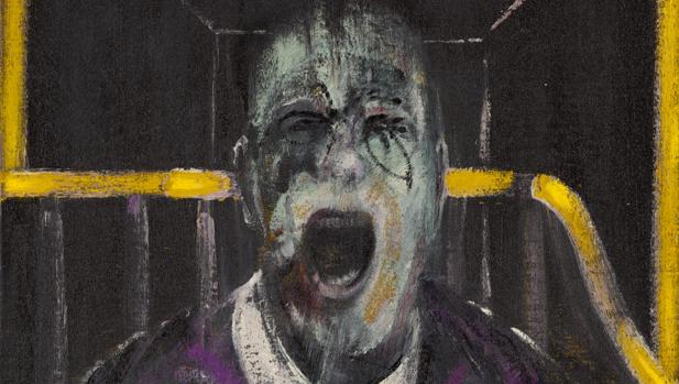 Detalle de «Study for a Head», de Francis Bacon