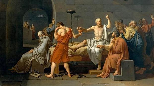 «La muerte de Sócrates» (1787), de Jacques-Louis David