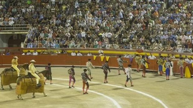 Imagen de uno de los últimos paseíllos en el Coliseo Balear