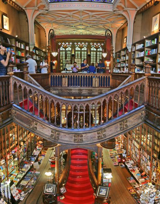 Librería Lello e Irmao, en Oporto (Portugal)