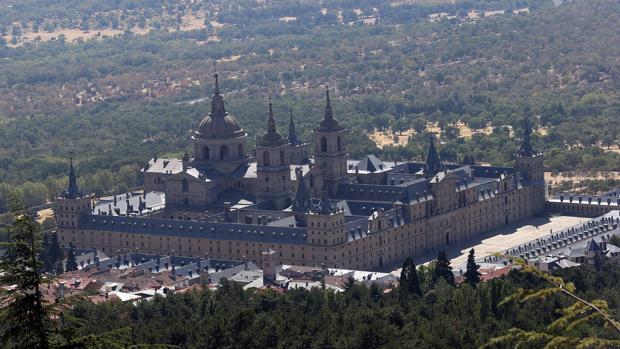 Vista aérea del Monasterio del Escorial