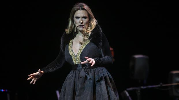 Ainhoa Arteta durante una actuación en el Gran Teatro
