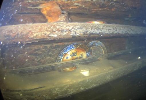 Detalle del interior del barco HMS Terror
