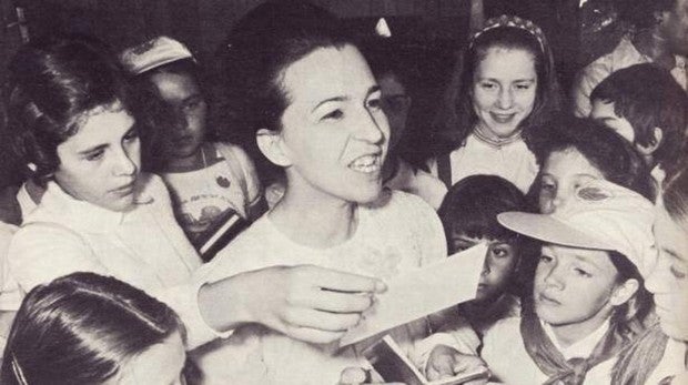 L. Zhivkova, Ministra de Cultura de Bulgaria en los 70 y 80