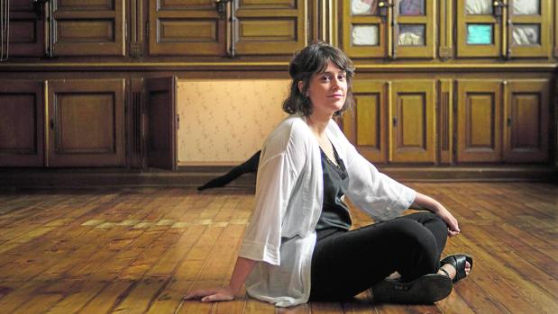 Sara Ramo, fotografiada en su instalación en el Museo Reina Sofía