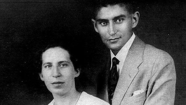 Retrato de un joven Kafka con Felice