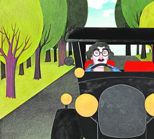 Agatha Christie, en su Morris Cowley, hacia un desconocido destino