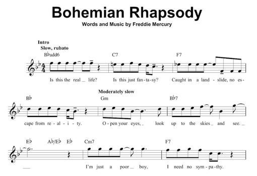 FREDDIE MERCURY: Análisis armónico de «Bohemian Rhapsody», la disección  musical de una obra maestra