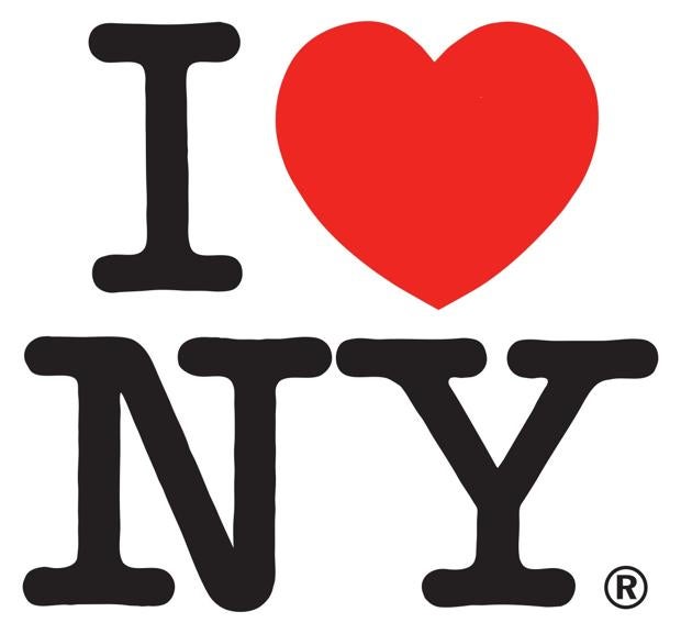 El icónico logotipo «I Love New York», creado por Milton Glaser