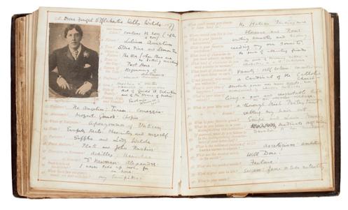 Las respuestas de Oscar Wilde al cuestionario de Robert Saxton