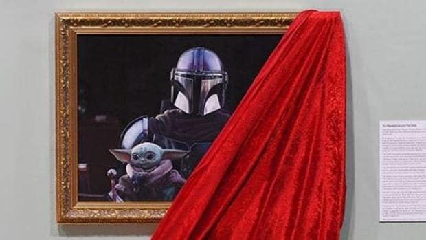 La National Portrait Gallery de Londres expone un retrato de Baby Yoda