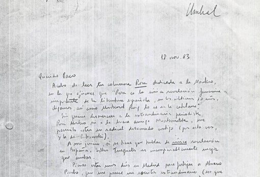 Carta a Umbral