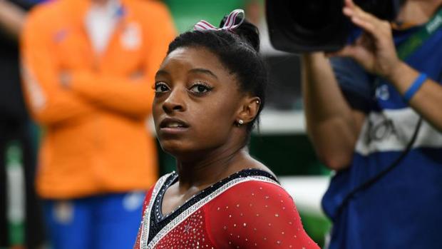 Biles, durante los pasados Juegos Olímpicos